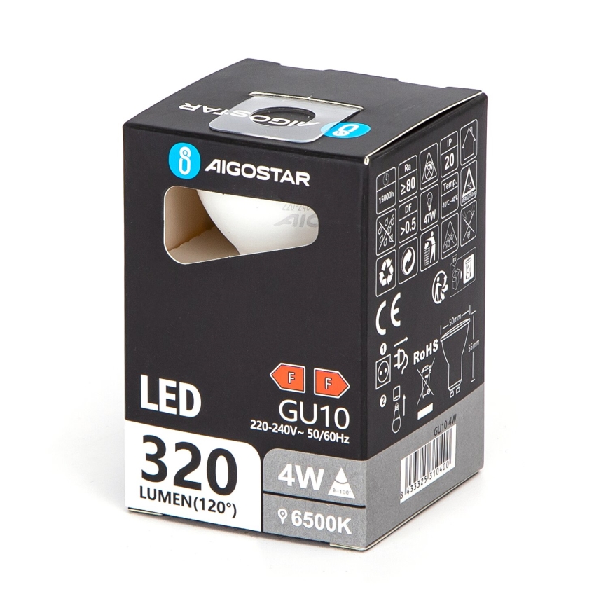 LED Žarulja GU10/4W/230V 6500K - Aigostar