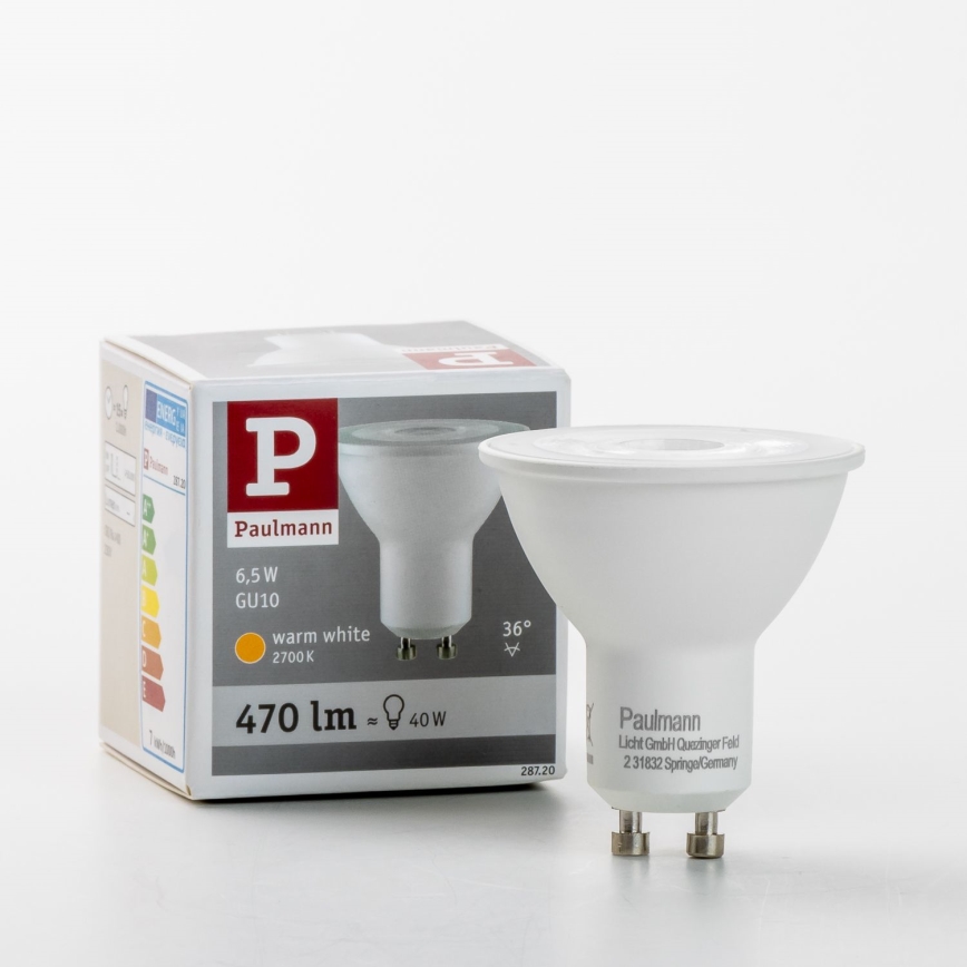 LED Žarulja GU10/6,5W/230V 2700K - Paulmann 28720