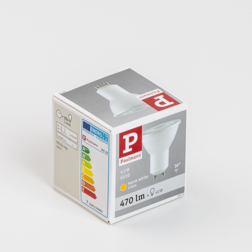 LED Žarulja GU10/6,5W/230V 2700K - Paulmann 28720
