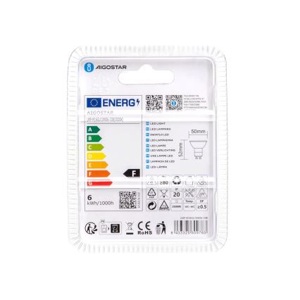 LED Žarulja GU10/6W/230V 3000K - Aigostar