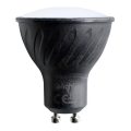 LED Žarulja GU10/6W/230V 3000K crna