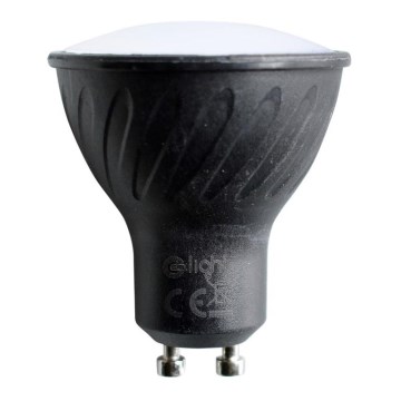LED Žarulja GU10/6W/230V 3000K crna
