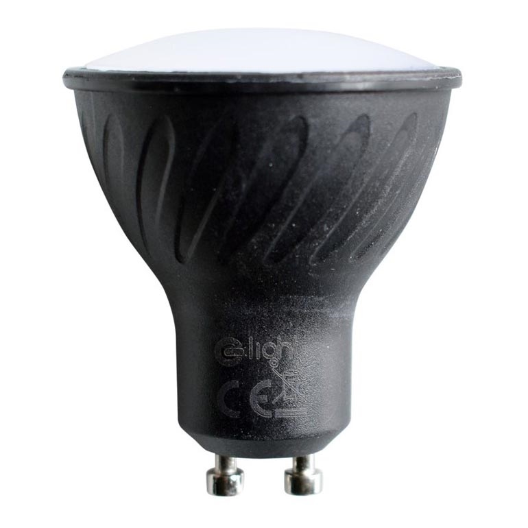 LED Žarulja GU10/6W/230V 3000K crna