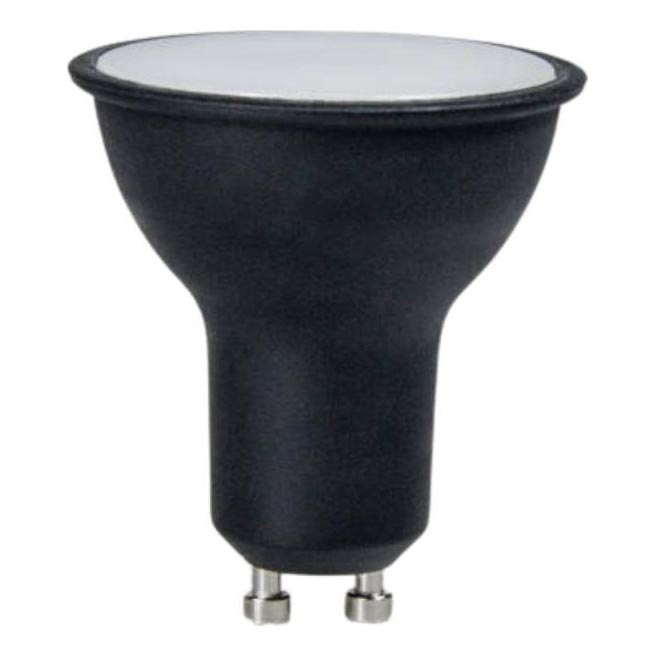 LED Žarulja GU10/6W/230V 3000K crna