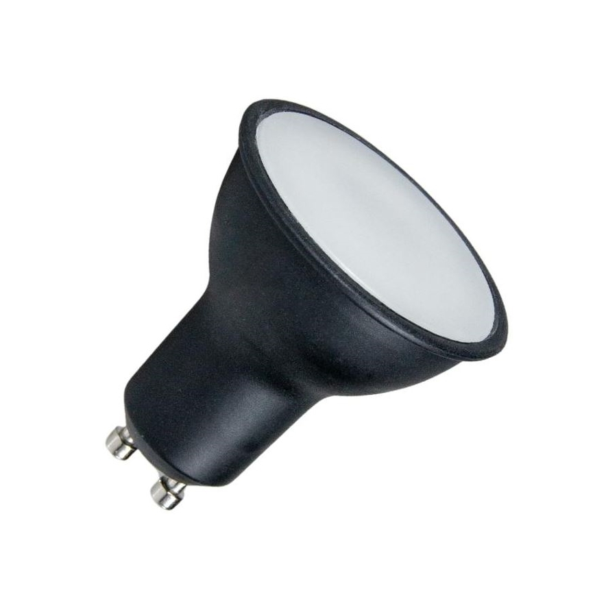 LED Žarulja GU10/6W/230V 3000K crna