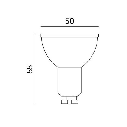 LED Žarulja GU10/8,5W/230V 3000K