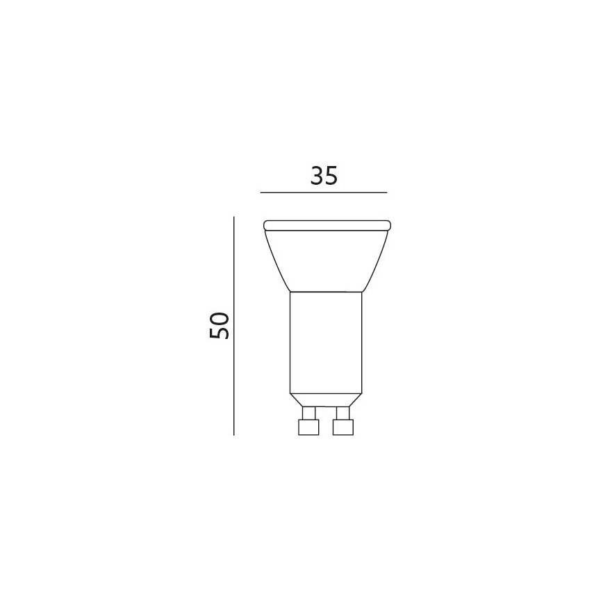 LED Žarulja GU10-MR11/4W/230V 6000K