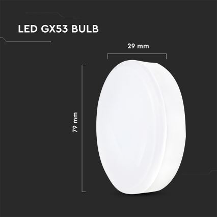 LED žarulja GX53/6,4W/230V 4000K