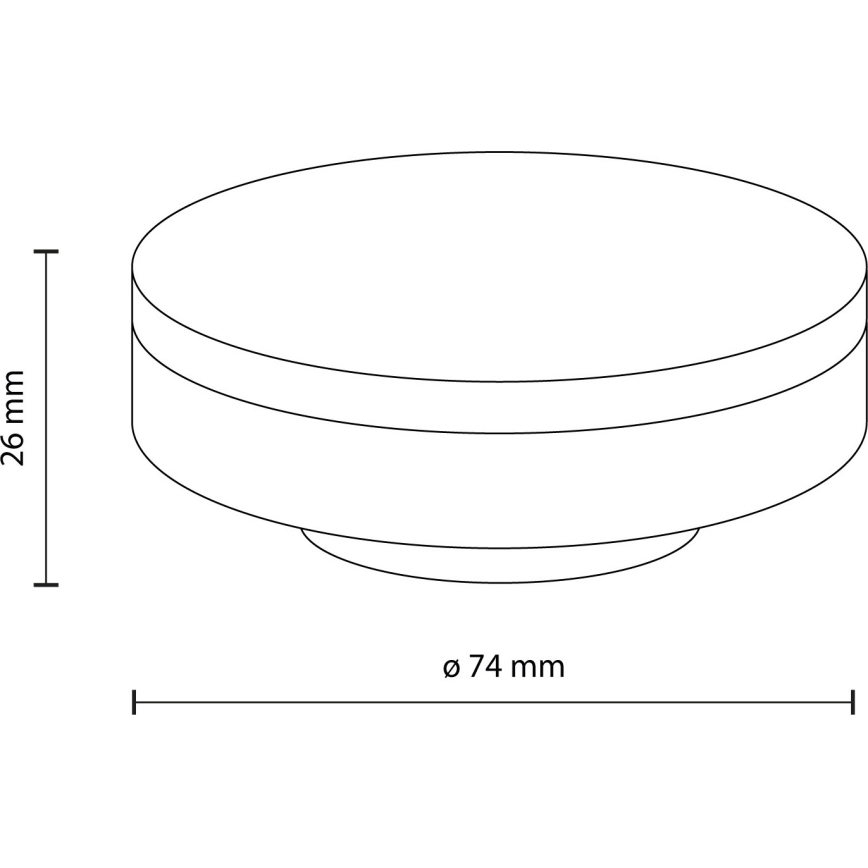 LED Žarulja GX53/8W/230V 3000K