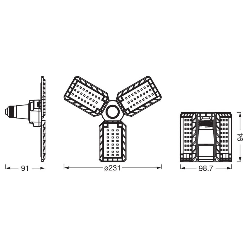 LED Žarulja HIGHBAY E27/17W/230V 4000K - Ledvance