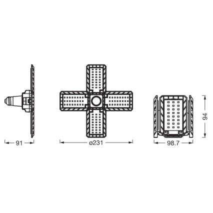 LED Žarulja HIGHBAY E27/23W/230V 4000K - Ledvance