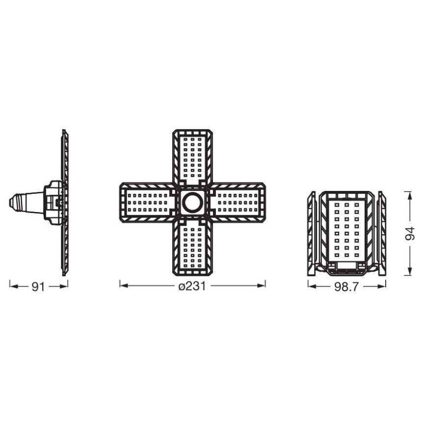 LED Žarulja HIGHBAY E27/23W/230V 4000K - Ledvance