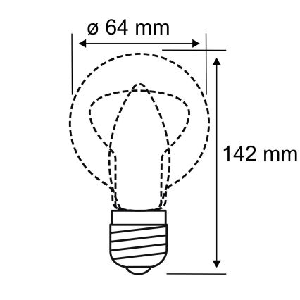 LED Žarulja INNER ST64 E27/3,5W/230V 1800K - Paulmann 28880