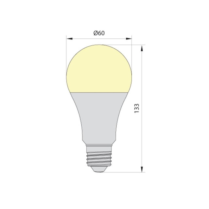 LED Žarulja LEDSTAR ECO A65 E27/20W/230V 4000K