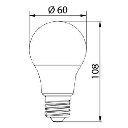 LED Žarulja LEDSTAR ECO E27/10W/230V 4000K