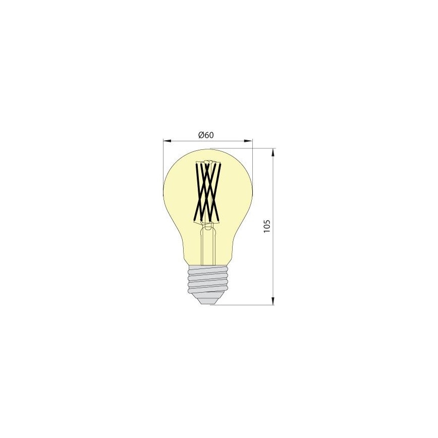 LED Žarulja LEDSTAR VINTAGE E27/10W/230V 4000K