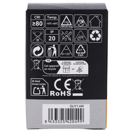 LED žarulja MR11 GU10/4W/230V 3000K - Brilagi