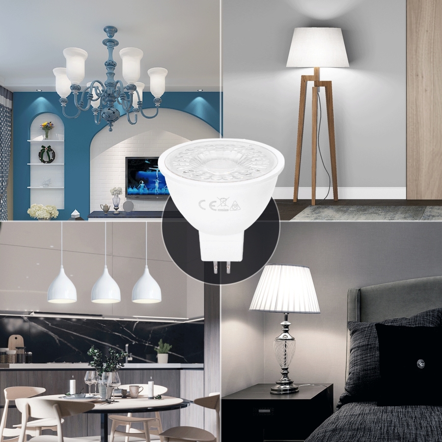 LED Žarulja MR16 GU5,3/6W/12V 6500K - Aigostar