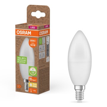 LED žarulja od reciklirane plastike B39 E14/7,5W/230V 2700K - Osram