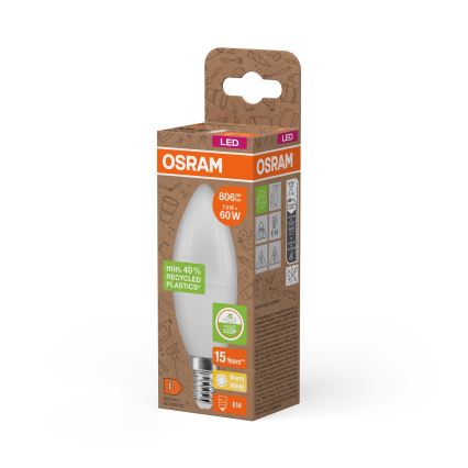 LED žarulja od reciklirane plastike B39 E14/7,5W/230V 2700K - Osram