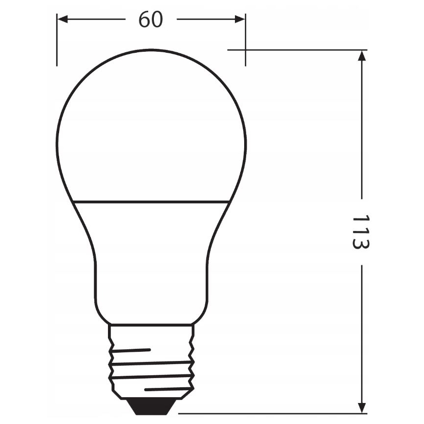 LED Žarulja od reciklirane plastike E27/10W/230V 4000K - Ledvance