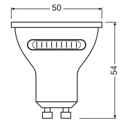 LED Žarulja PAR16 GU10/4,2W/230V 2700/4000/6500K 36° - Osram