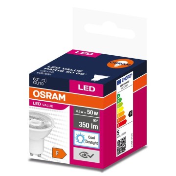 LED žarulja PAR16 GU10/4,5W/230V 6500K 60° - Osram