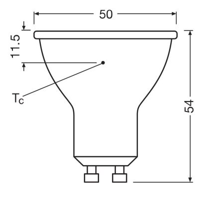 LED Žarulja PAR16 GU10/6,9W/230V 6500K - Osram