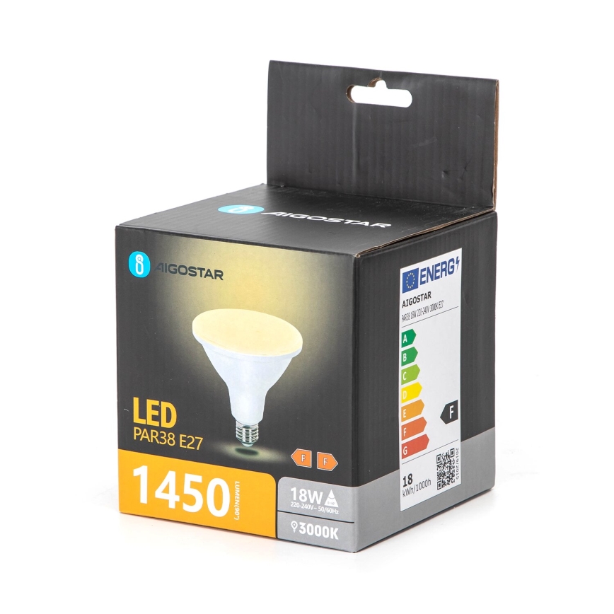 LED Žarulja PAR38 E27/18W/230V 3000K - Aigostar