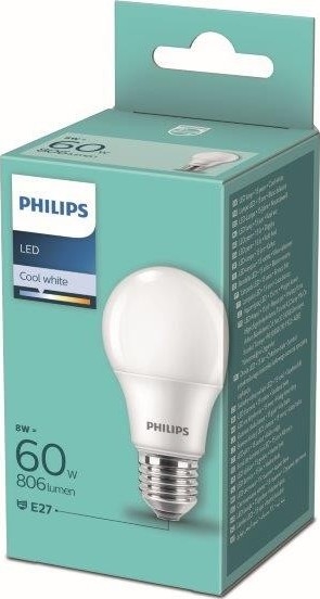 LED Žarulja Philips A60 E27/8W/230V 4000K