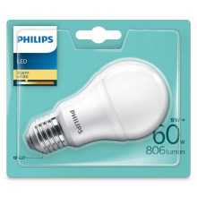 LED Žarulja Philips A60 E27/9W/230V 4000K