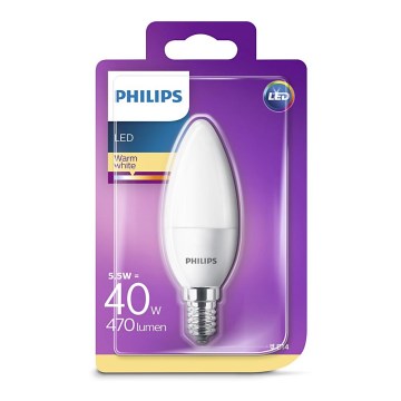 LED Žarulja Philips E14/5,5W/230V 2700K