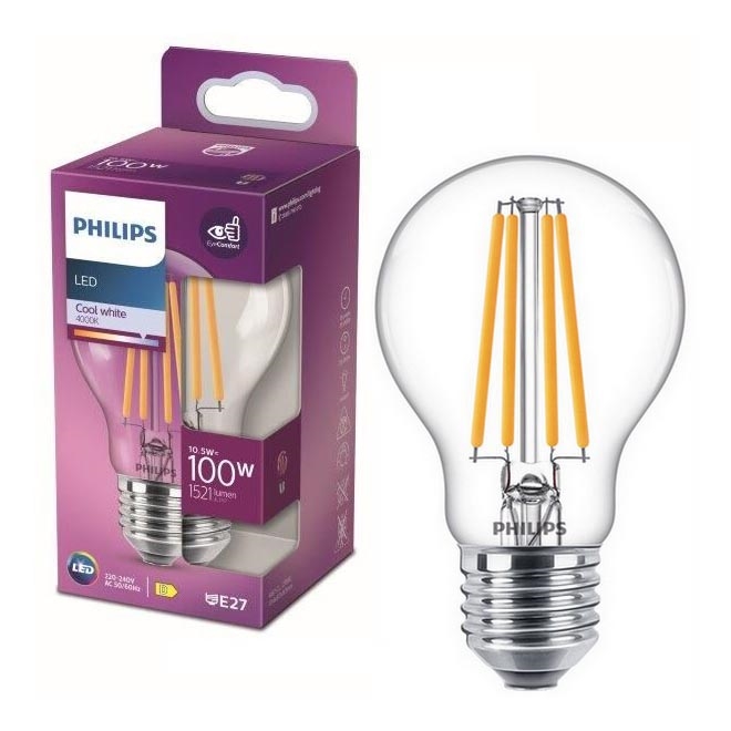 LED Žarulja Philips E27/10,5W/230V 4000K