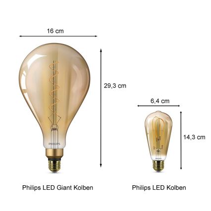 LED Žarulja Philips E27/5W/230V 2000K - VINTAGE