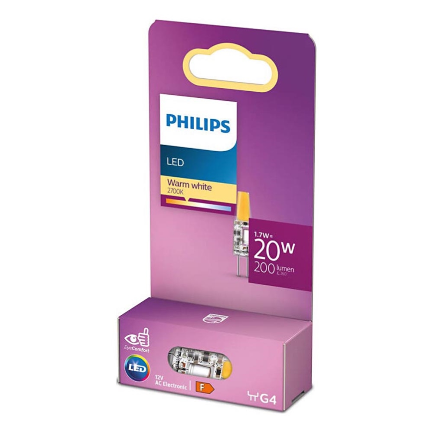 LED Žarulja Philips G4/1,7W/12V 2700K