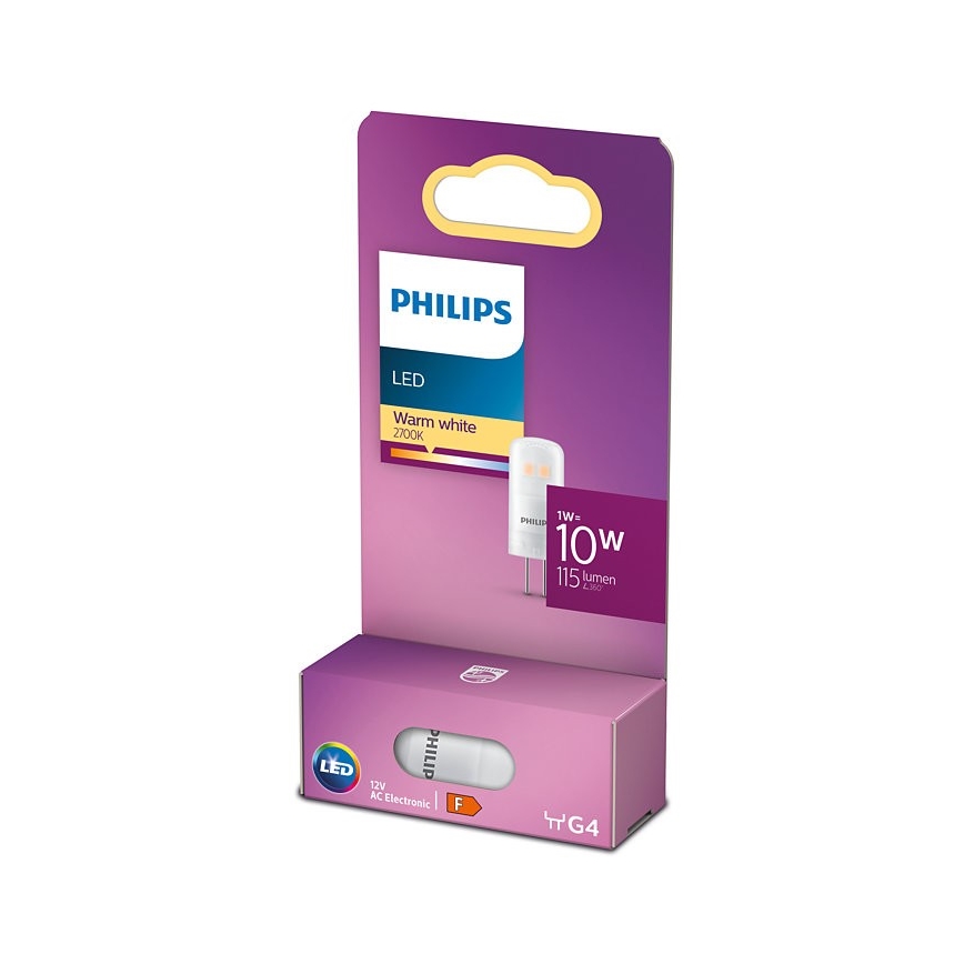 LED Žarulja Philips G4/1W/12V 2700K