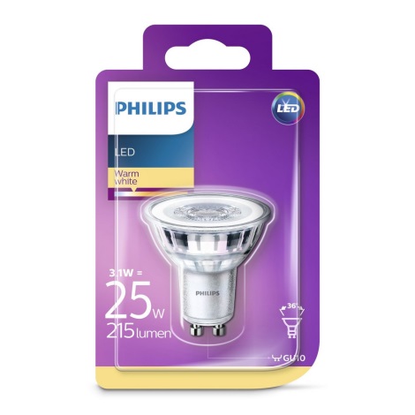 LED Žarulja Philips GU10/3,1W/230V 2700K