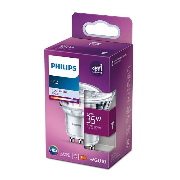 LED Žarulja Philips GU10/3,5W/230V 4000K
