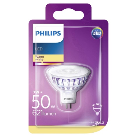 LED Žarulja Philips GU5,3/7W/12V 2700K
