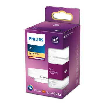 LED Žarulja Philips GX53/5,5W/230V 2700K