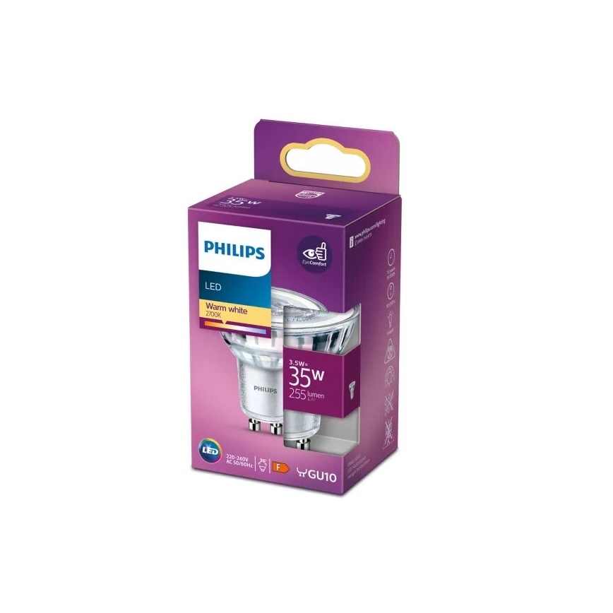 LED Žarulja Philips PAR16 GU10/3,5W/230V 2700K