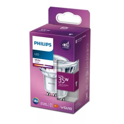 LED Žarulja Philips PAR16 GU10/3,5W/230V 3000K