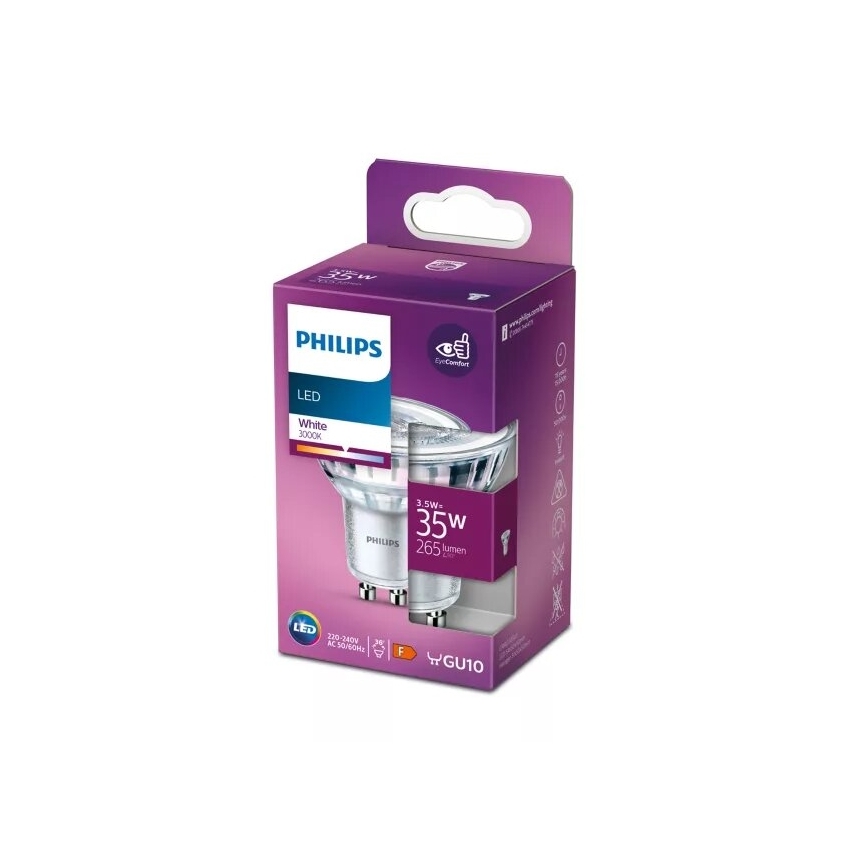 LED Žarulja Philips PAR16 GU10/3,5W/230V 3000K