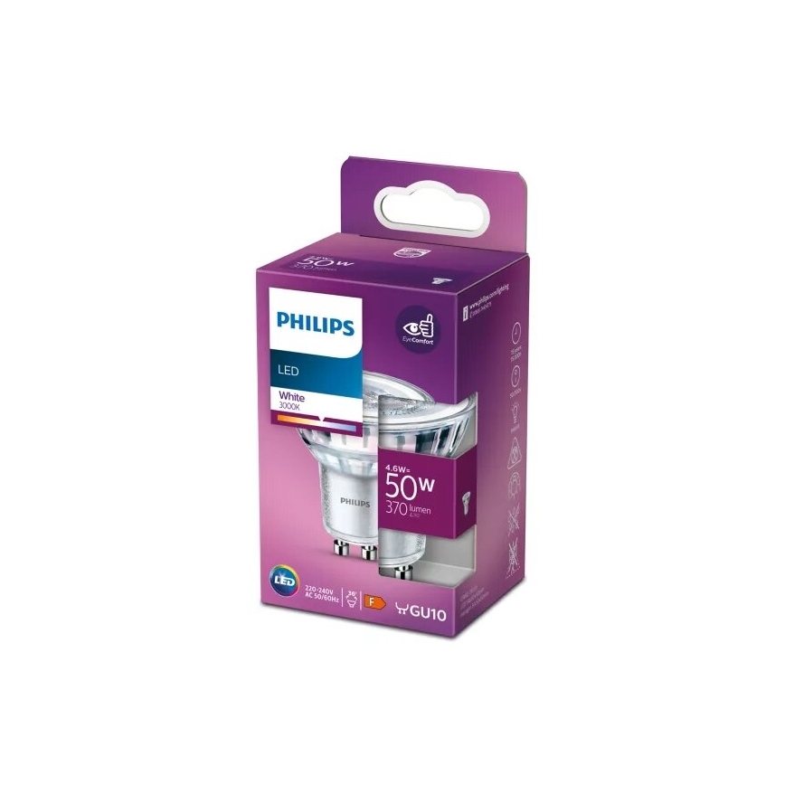 LED Žarulja Philips PAR16 GU10/4,6W/230V 3000K