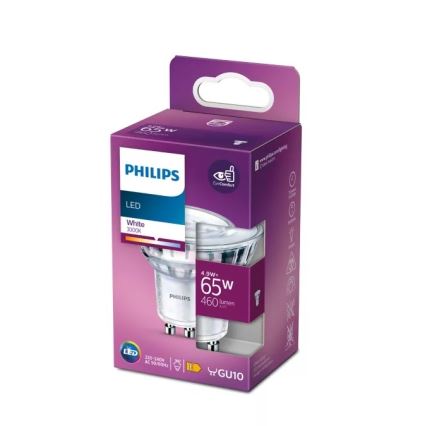 LED Žarulja Philips PAR16 GU10/4,9W/230V 3000K
