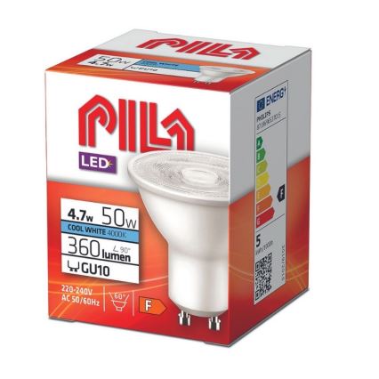 LED Žarulja Philips Pila PAR16 GU10/4,7W/230V 4000K