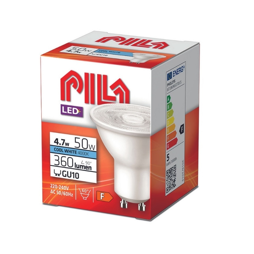 LED Žarulja Philips Pila PAR16 GU10/4,7W/230V 4000K