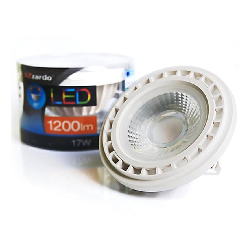 LED Žarulja QR111 G53/17W/12V 3000K - Azzardo