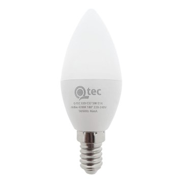 LED Žarulja Qtec C35 E14/5W/230V 4200K