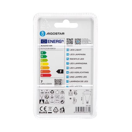 LED Žarulja R50 E14/7W/230V 6500K - Aigostar